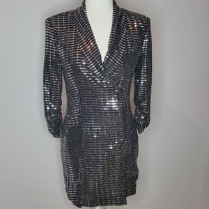 Sequin Blazer Dress
